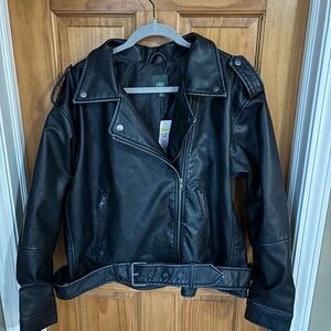 Wild Fable Black Leather Jacket